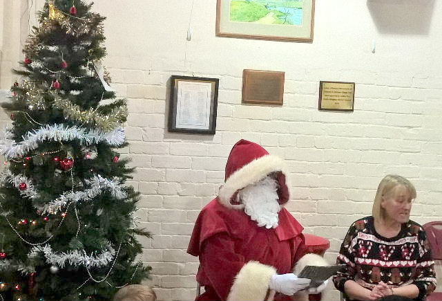 Father Christmas visit Acorns 21.12.18