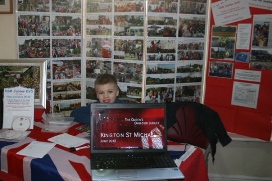 Selling DVDs at the Christmas Fayre 01.12.12