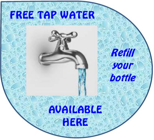 Free tap water logo