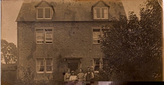 The Dench family at Hillside House in the 1940s