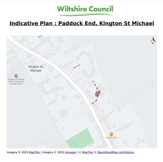 Paddock End road closure 05.03.25