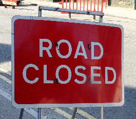 Road Closed Sign photo