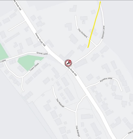 Road closure 10th and 11th Nov 2025 Junction of Stanton Lane and main street