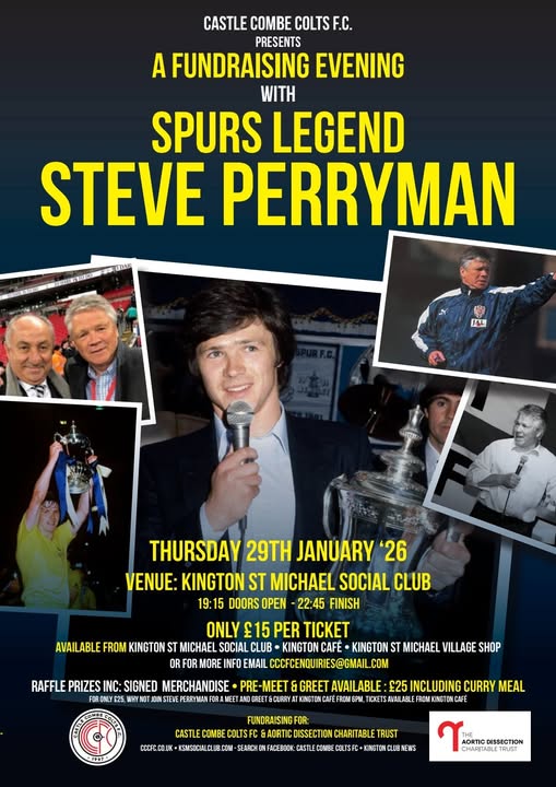 Steve Perryman poster 26.01.26