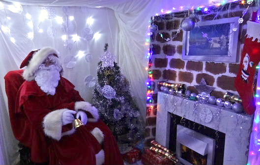 Father Christmas in his grotto 2012