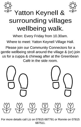 Yatton Keynell wellbeing walk poster